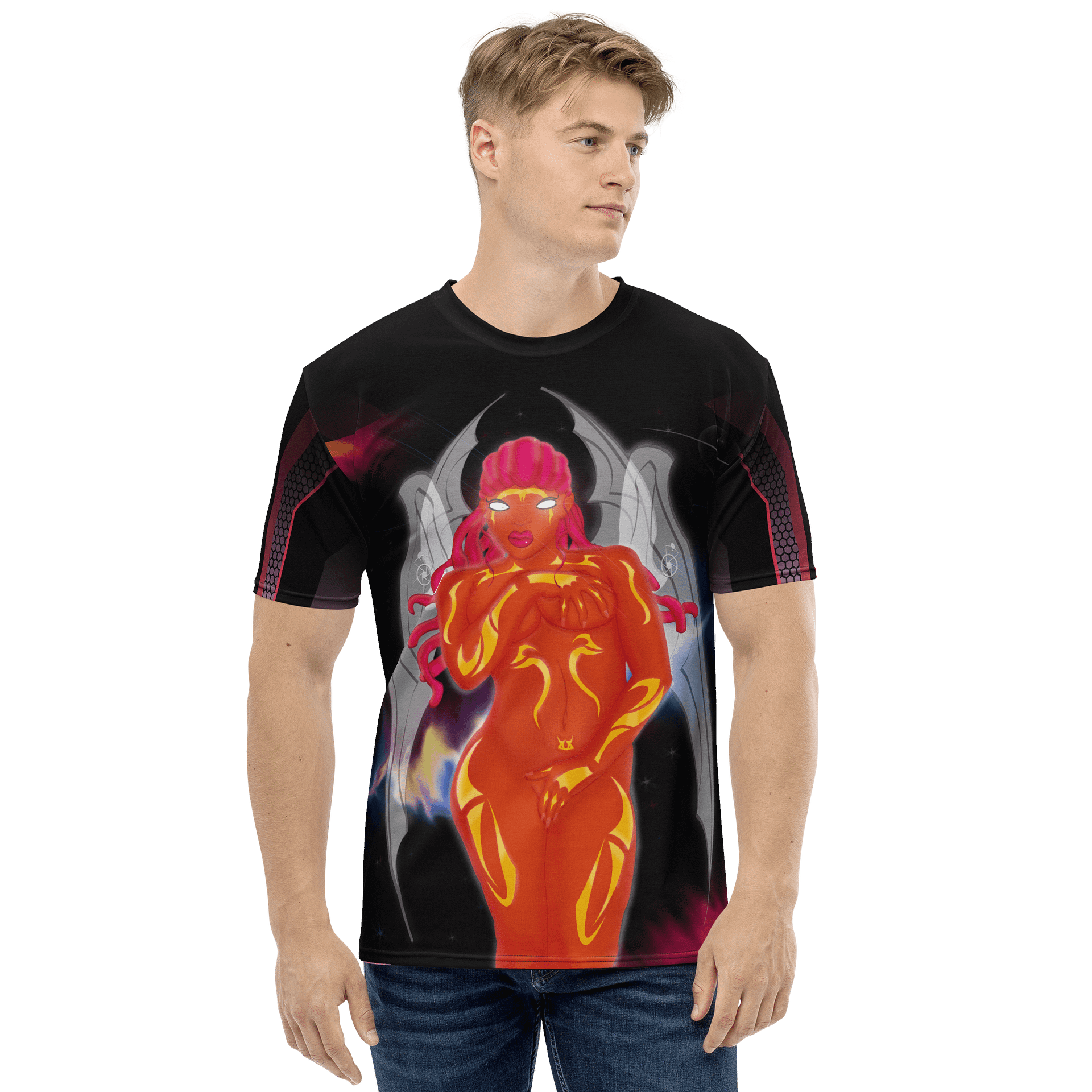 Luminous Celestial Star Angel T-Shirt product image (1)