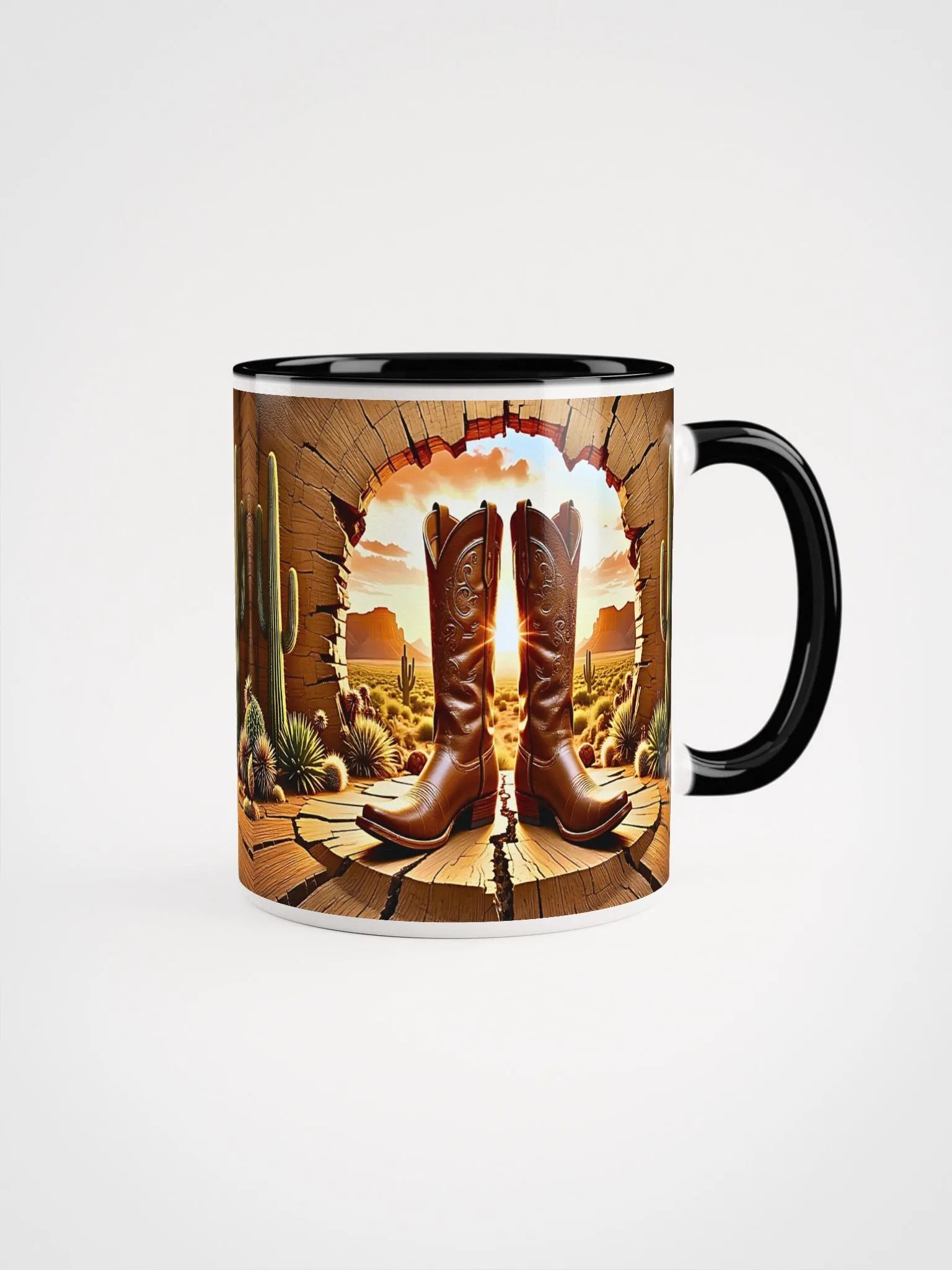 Desert Sunset Cowboy Boots Mug product image (3)