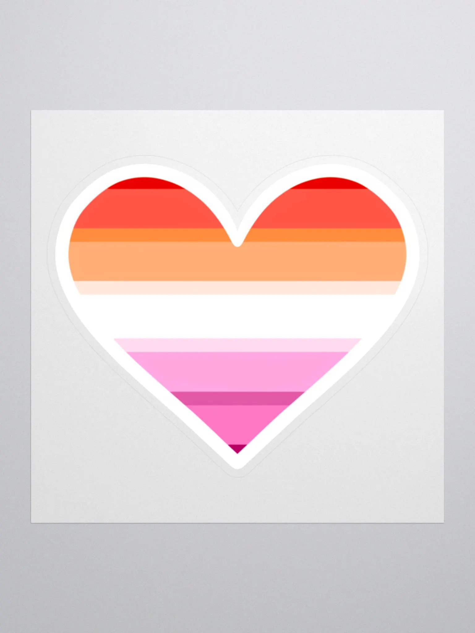 Lesbian Pride Sticker product image (2)
