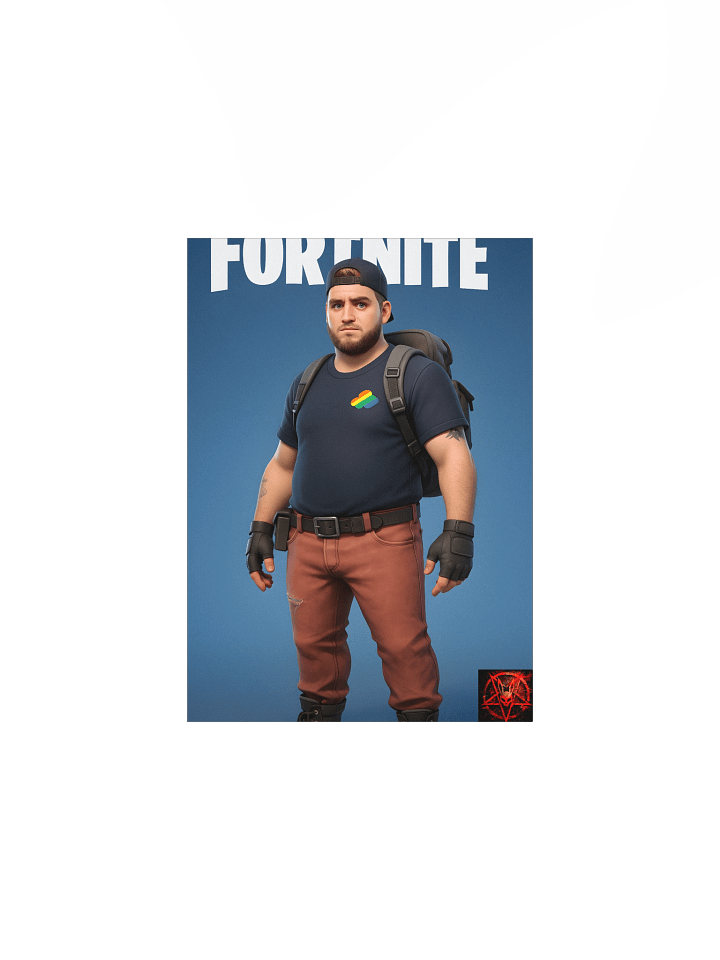 Stylized Fortnite THUMP Icon Skin Poster product image (1)