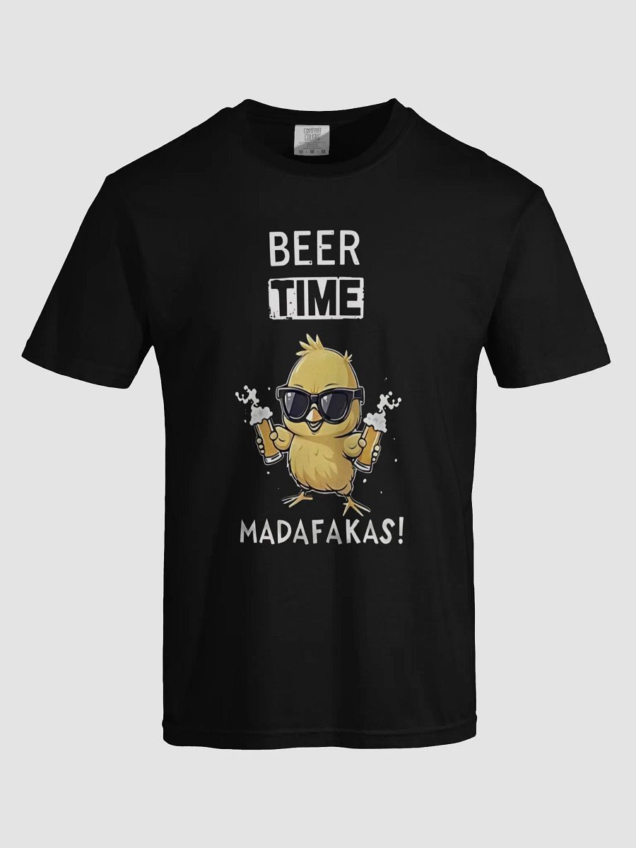 Funny Beer Time Chick T-Shirt product image (3)
