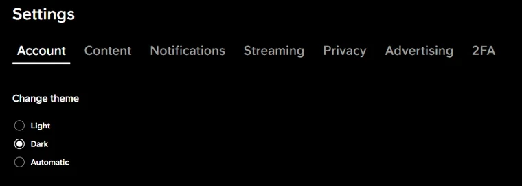 SoundCloud Dark Theme