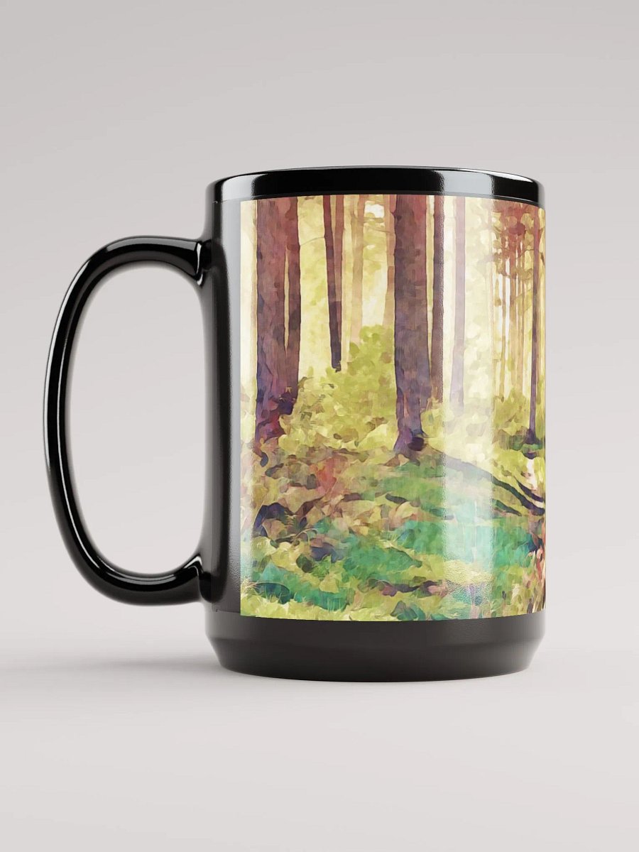 Abstract Graphic | Black Coffee Mug | Retreat Treescape product image (1)