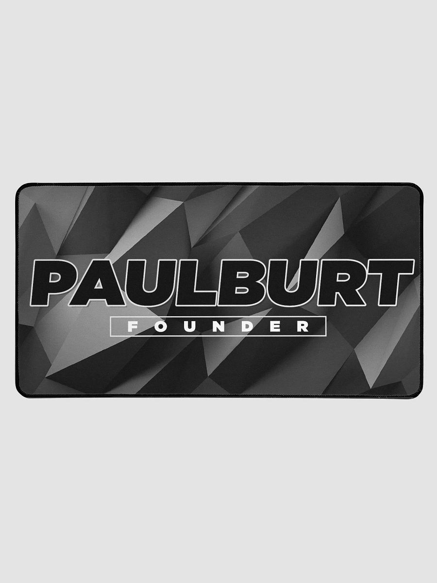 PaulBurt Founder Edition Desk Mat (Black) product image (1)