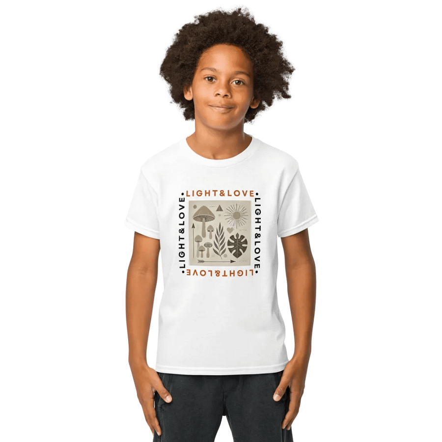 [Kids] Light & Love Tee: Minimalist Effort, Maximum Style product image (65)