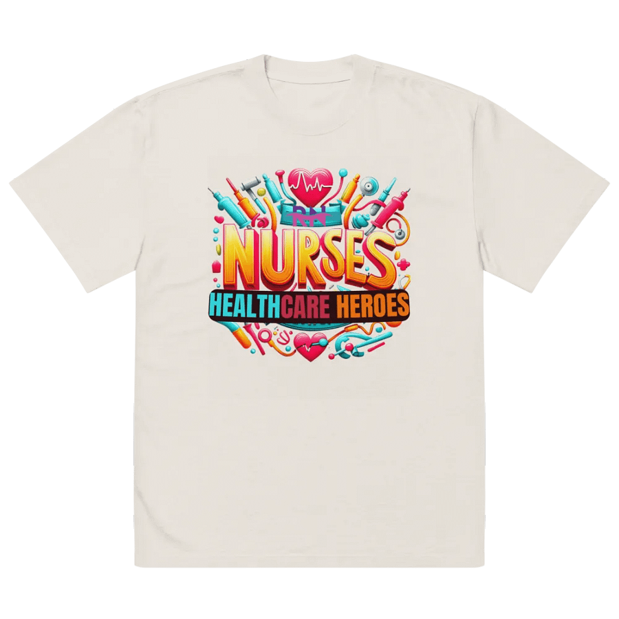 Healthcare Heroes Tribute Oversized T-Shirt product image (3)