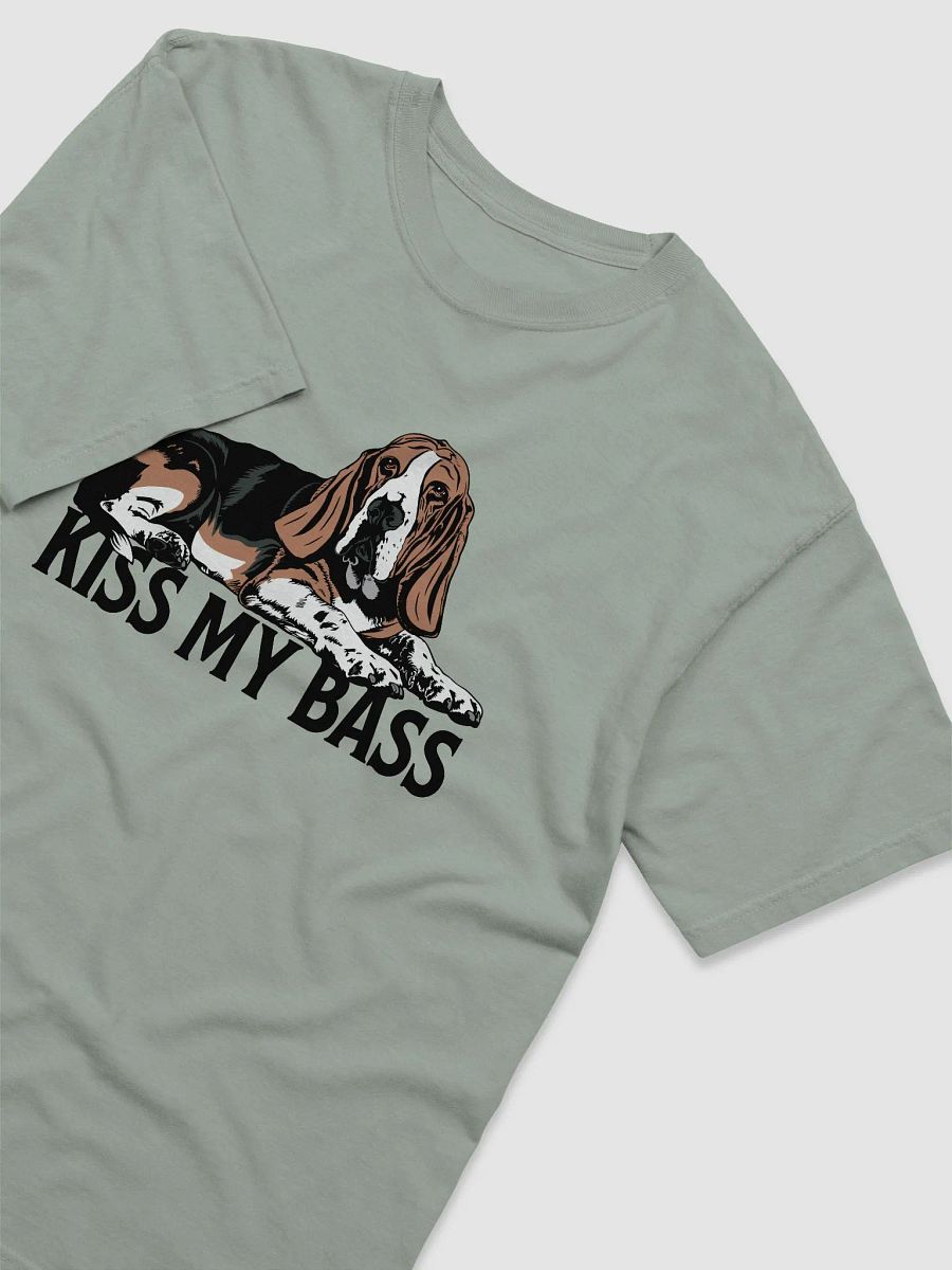 Kiss My Bass T-Shirt | Funny T-Shirt for Basset Hound Owners product image (6)