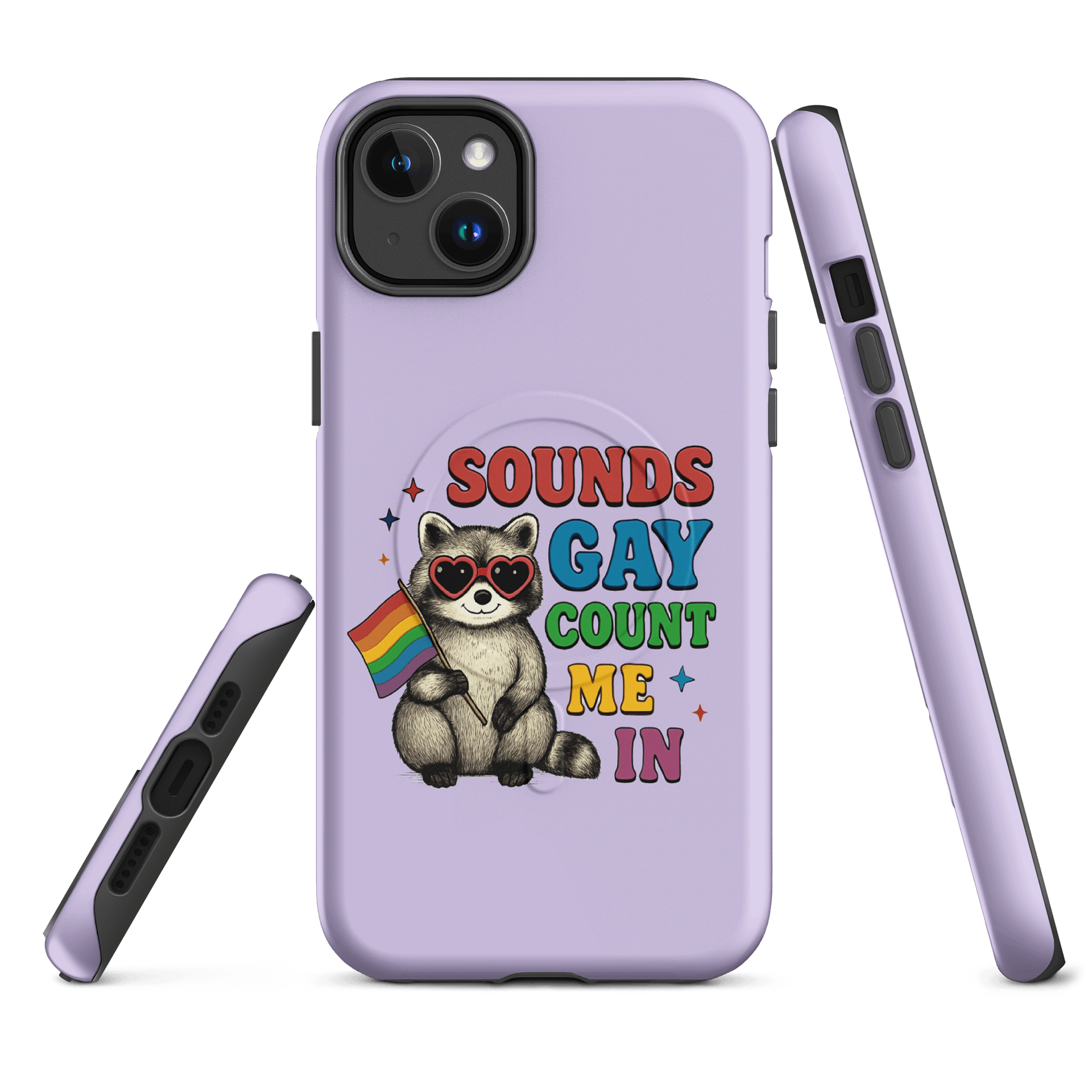 Pride Raccoon iPhone Case product image (2)
