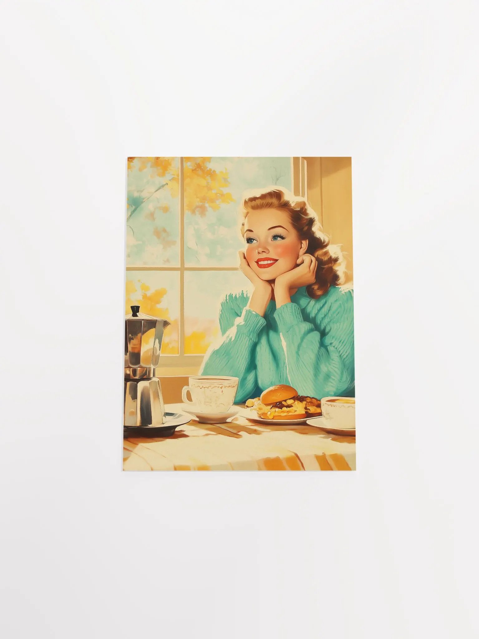 Morning Coffee Retro Poster - Nostalgic Classic Morning Art Print product image (49)