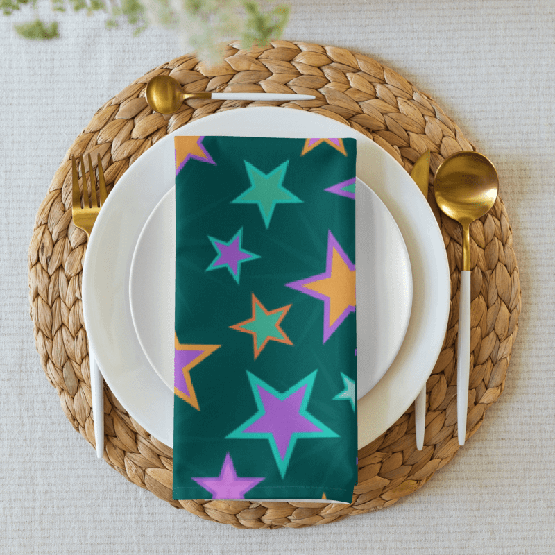 Set of Star-of-the-Party, Party Time! Cloth Napkins product image (3)