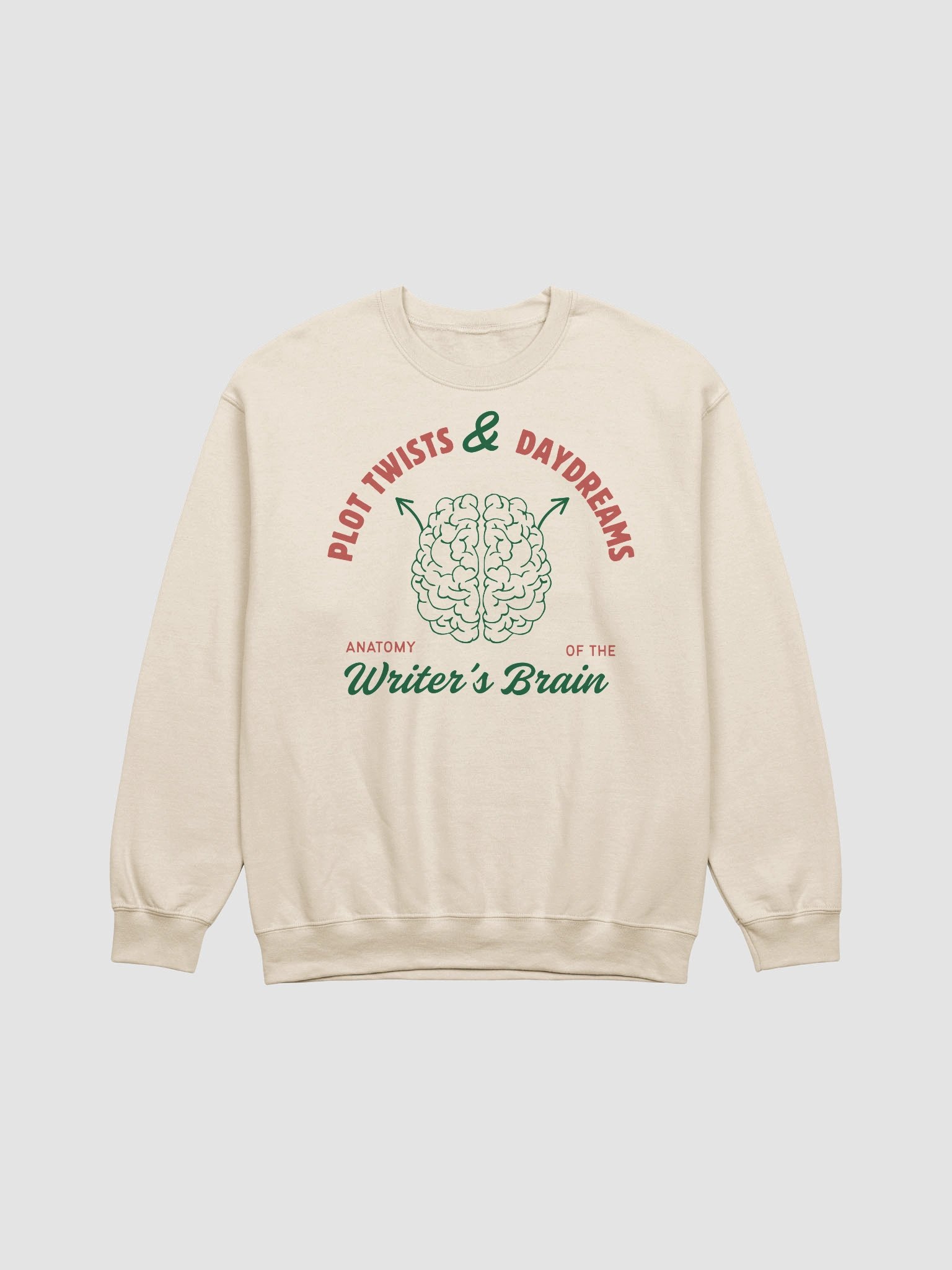 Writer's Brain Anatomy Crewneck Sweatshirt product image (2)