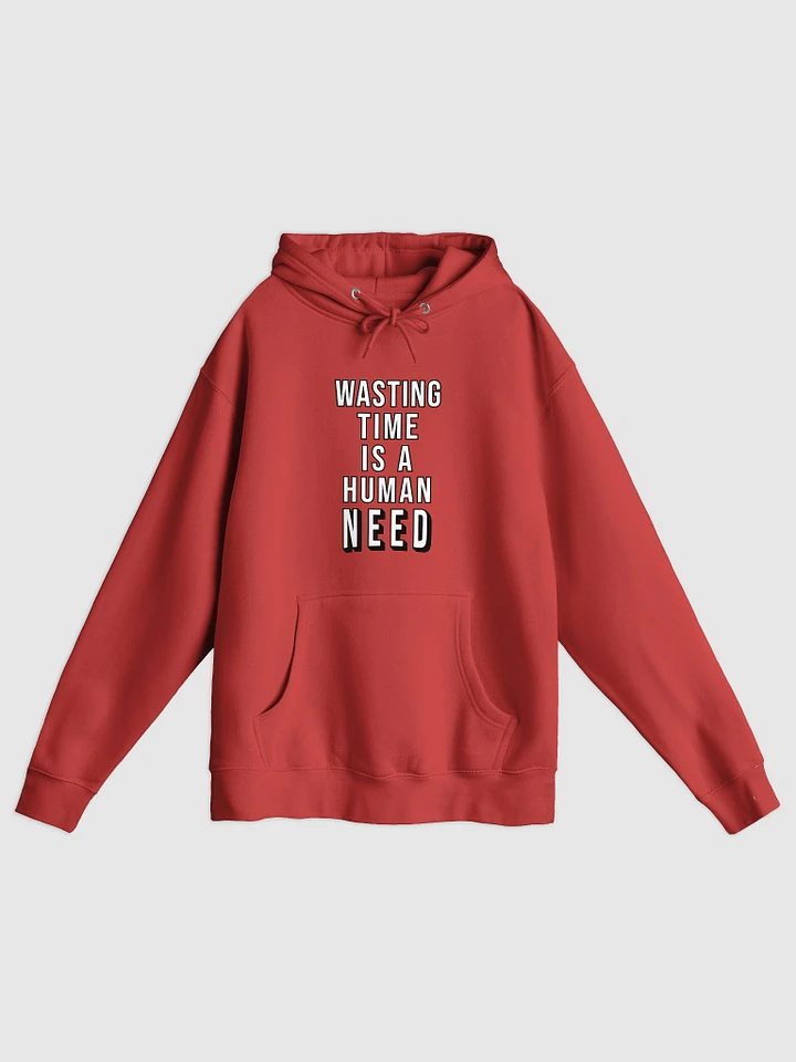 Wasting Time Hoodie (Red) DTFX product image (1)