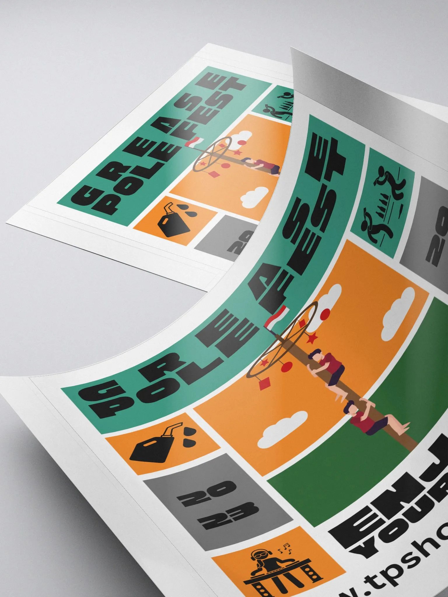 Grease Pole Fest Stickers product image (4)