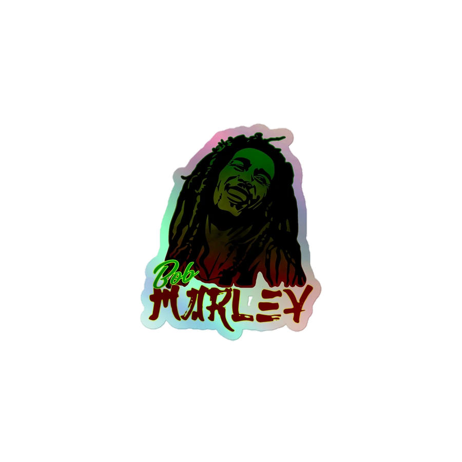 Bob Marley Holographic Sticker product image (1)