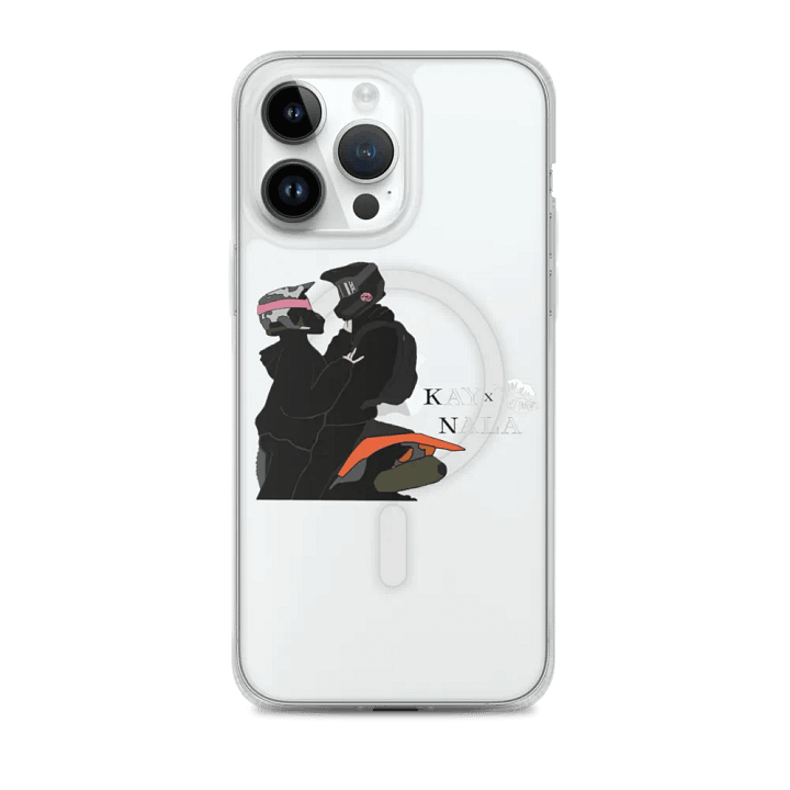 Nala x Kay Leaning on Anastasia Clear Phone Case product image (2)