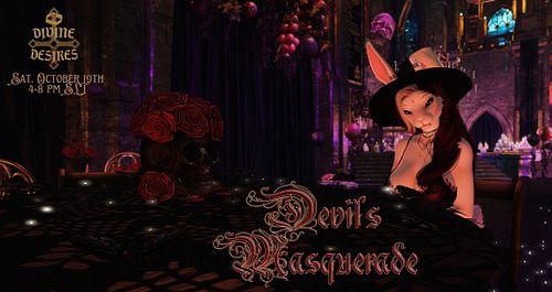 **Additional post - don't mind me showing off the decor!
---
Join us Divine Desires Saturday Oct 19th 4-8 pm SLT.
Best Dresse...