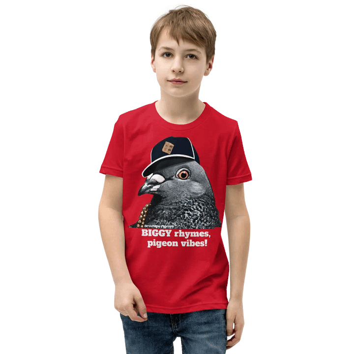 BIGGY rhymes youth T-Shirt (red) product image (1)