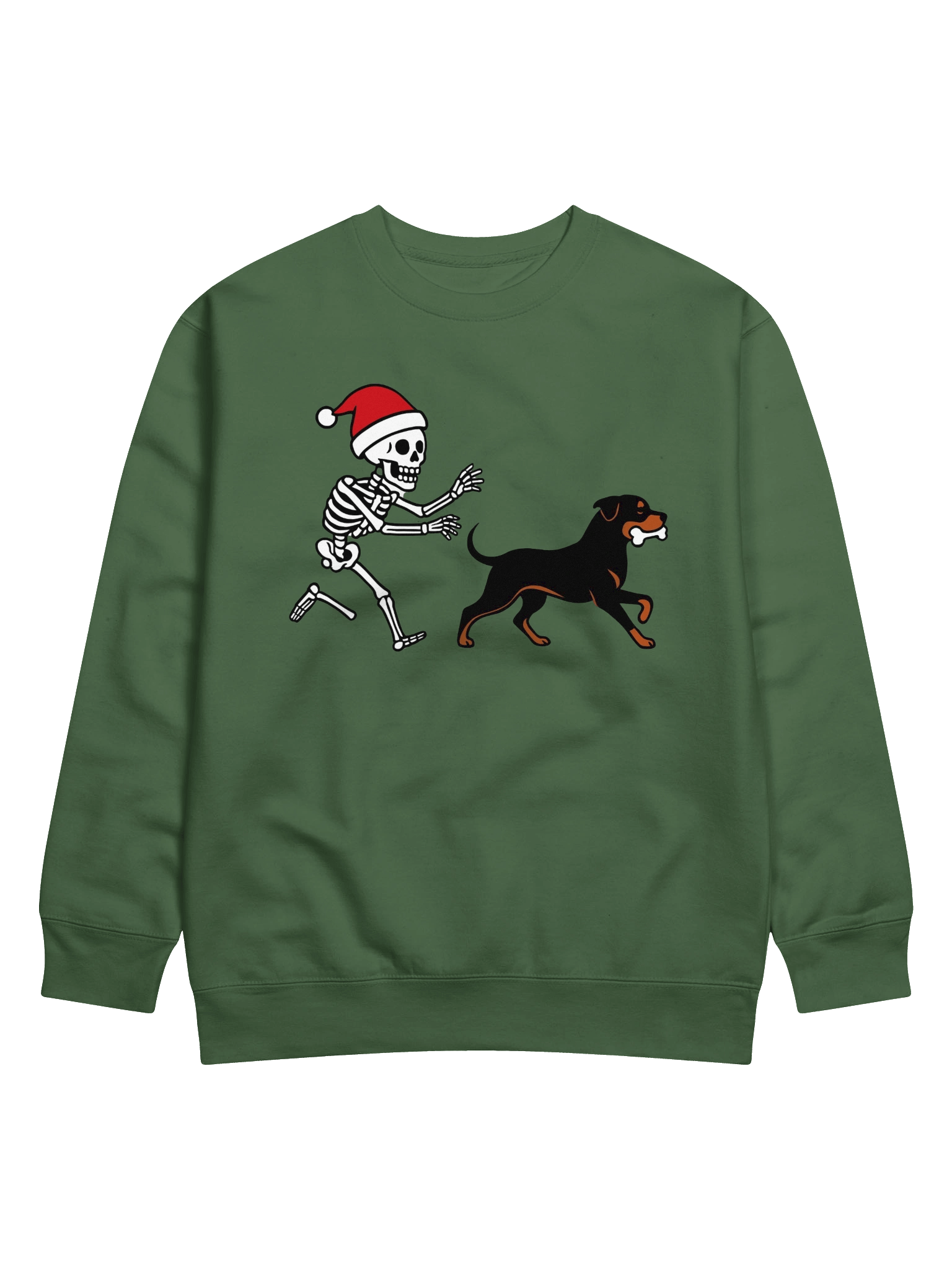 Rottweiler Santa's Boney Chase Sweatshirt product image (2)