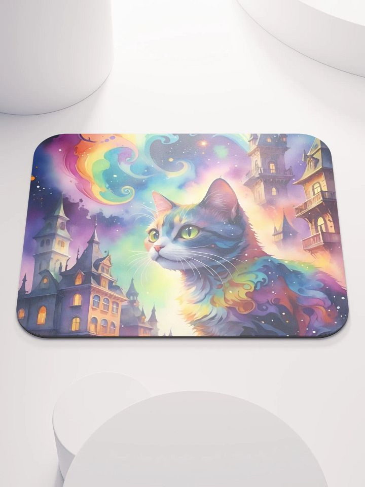Rainbow Castle Cat Mouse Pad product image (2)