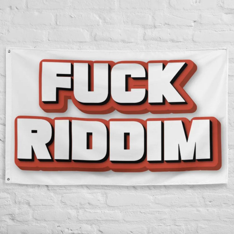 F*CK RIDDIM Flag product image (10)
