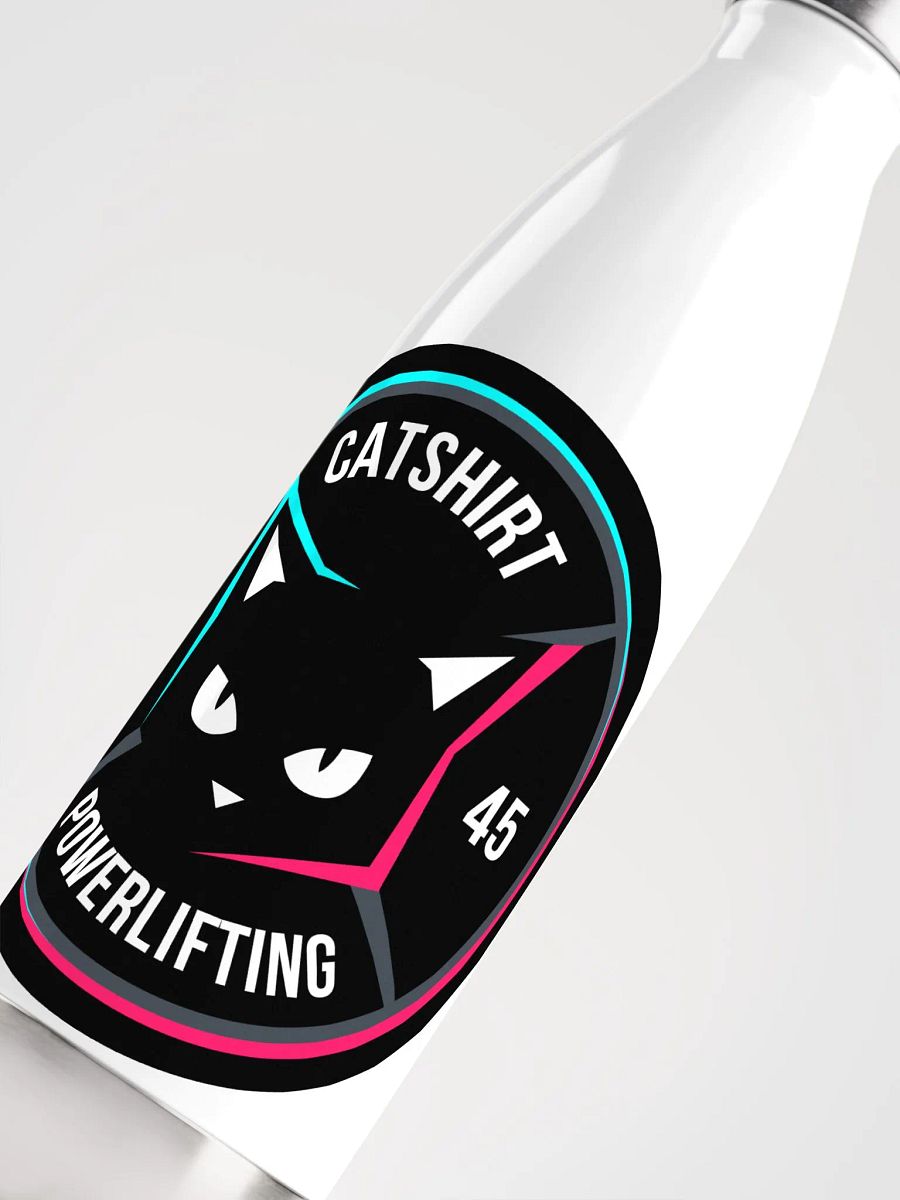 Catshirt Powerlifting Water Bottle product image (5)