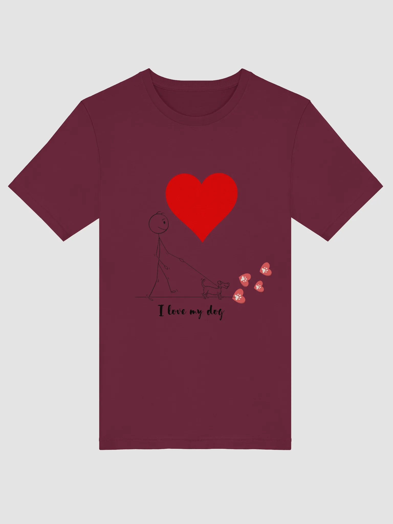 I Love My Dog Supersoft T-Shirt product image (1)