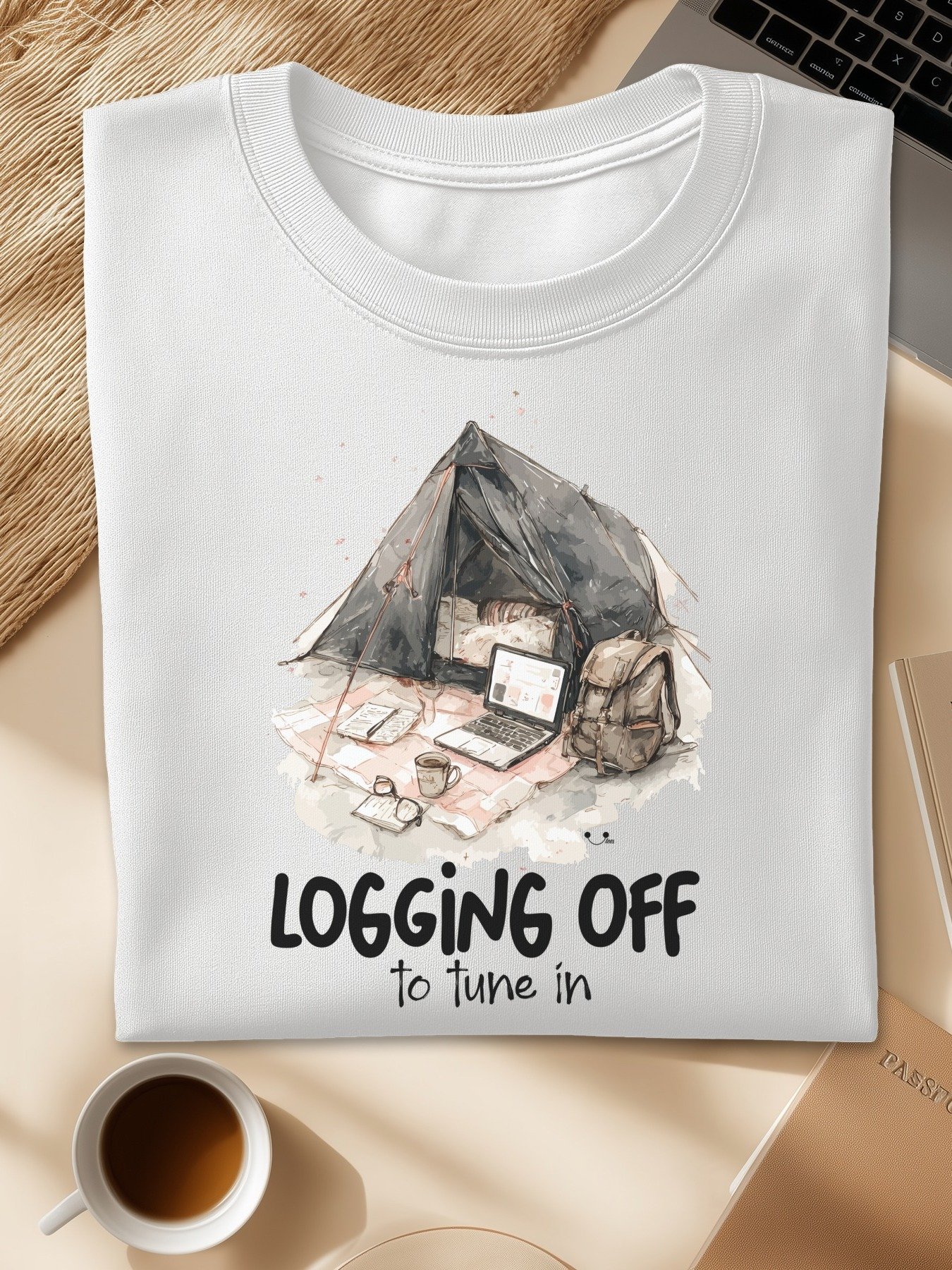 ⛺💻☕ Logging Off Tent product image (1)