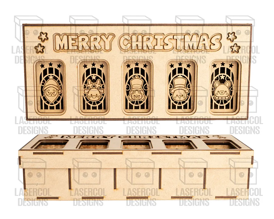 Christmas Lanterns Set With Box - Laser Cut Files product image (4)