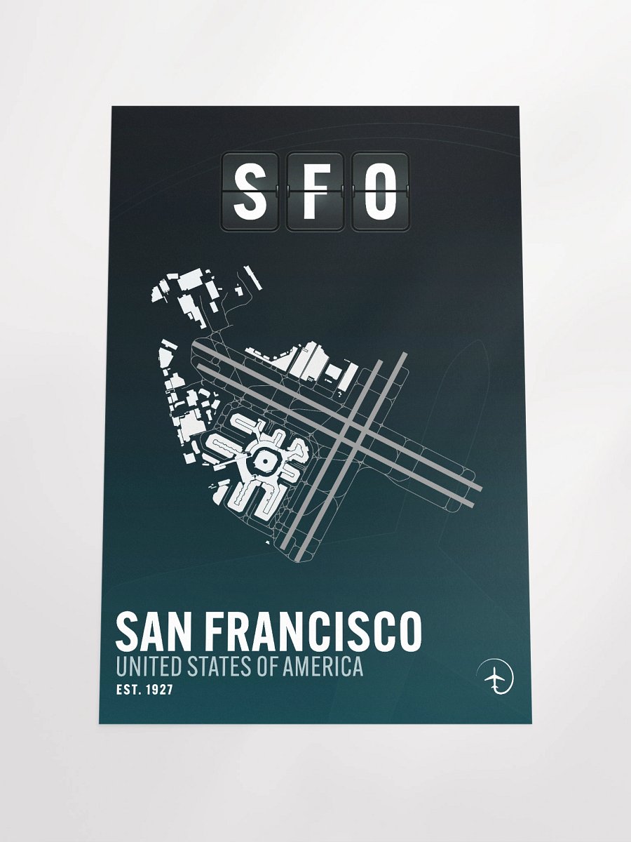 San Francisco SFO Poster product image (4)