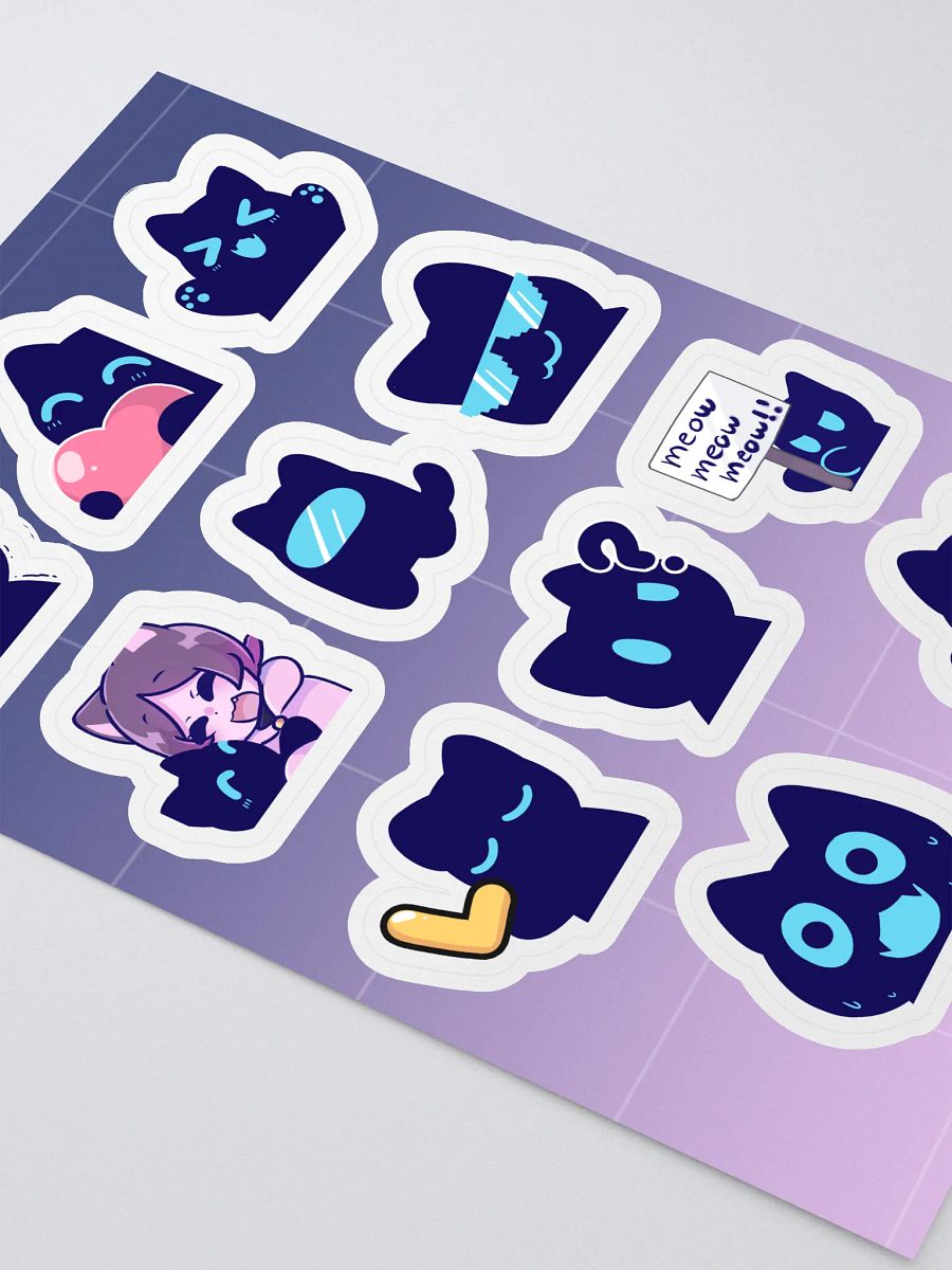 Meow Meow Emote Stickers product image (2)