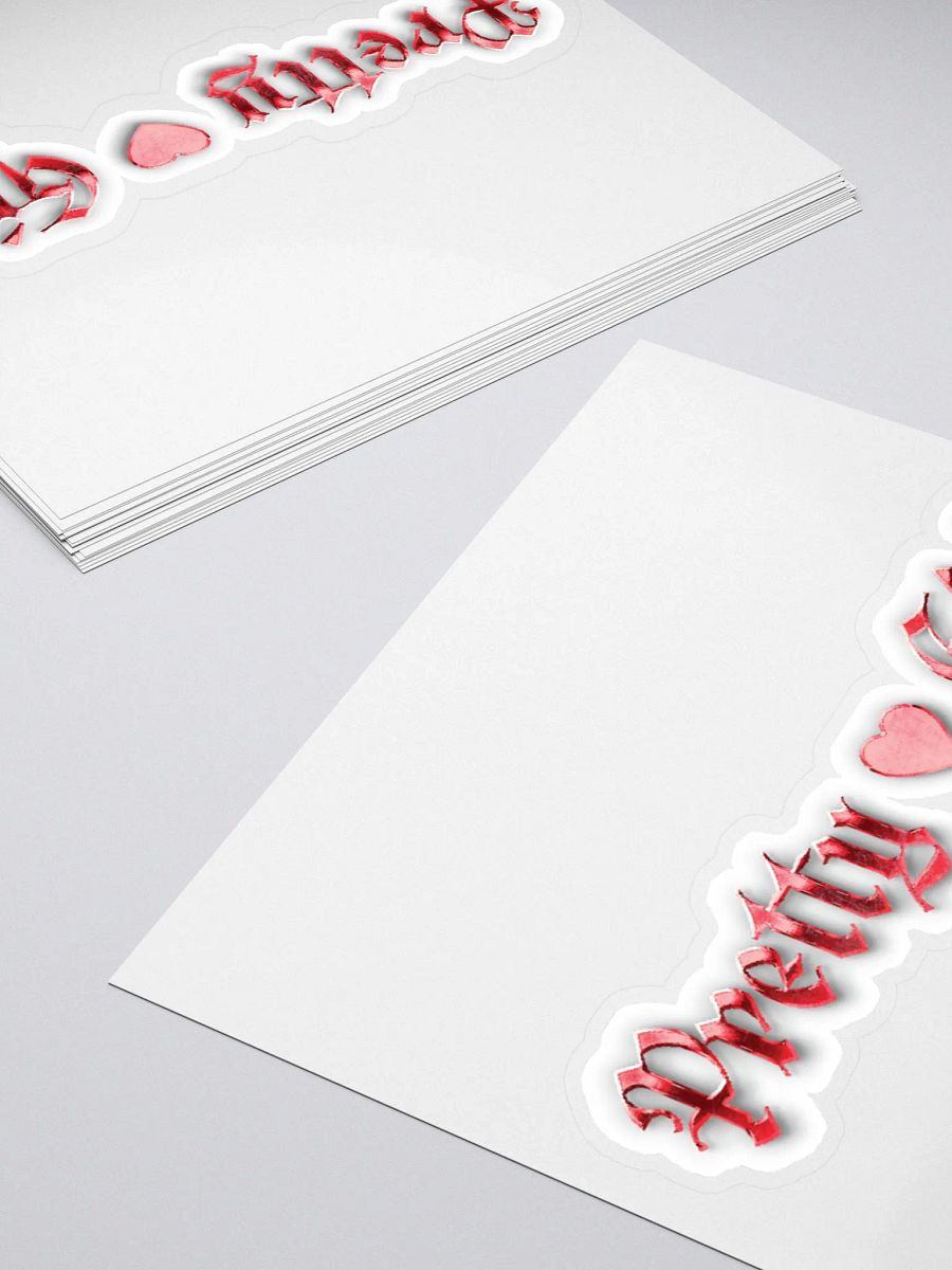 Pretty Girl Heart Sticker product image (4)