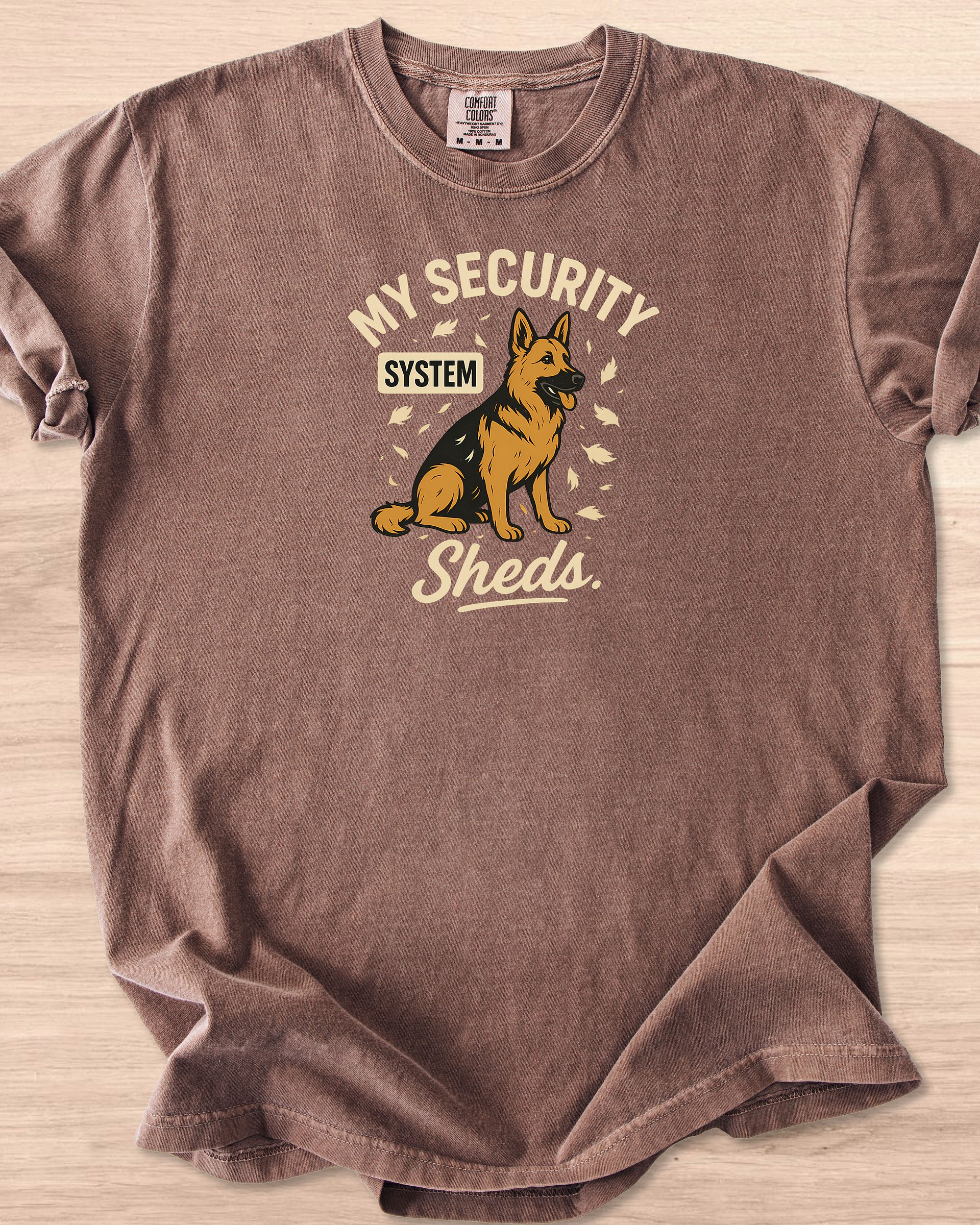 My Security System Sheds (German Shepherd) Tee product image (35)