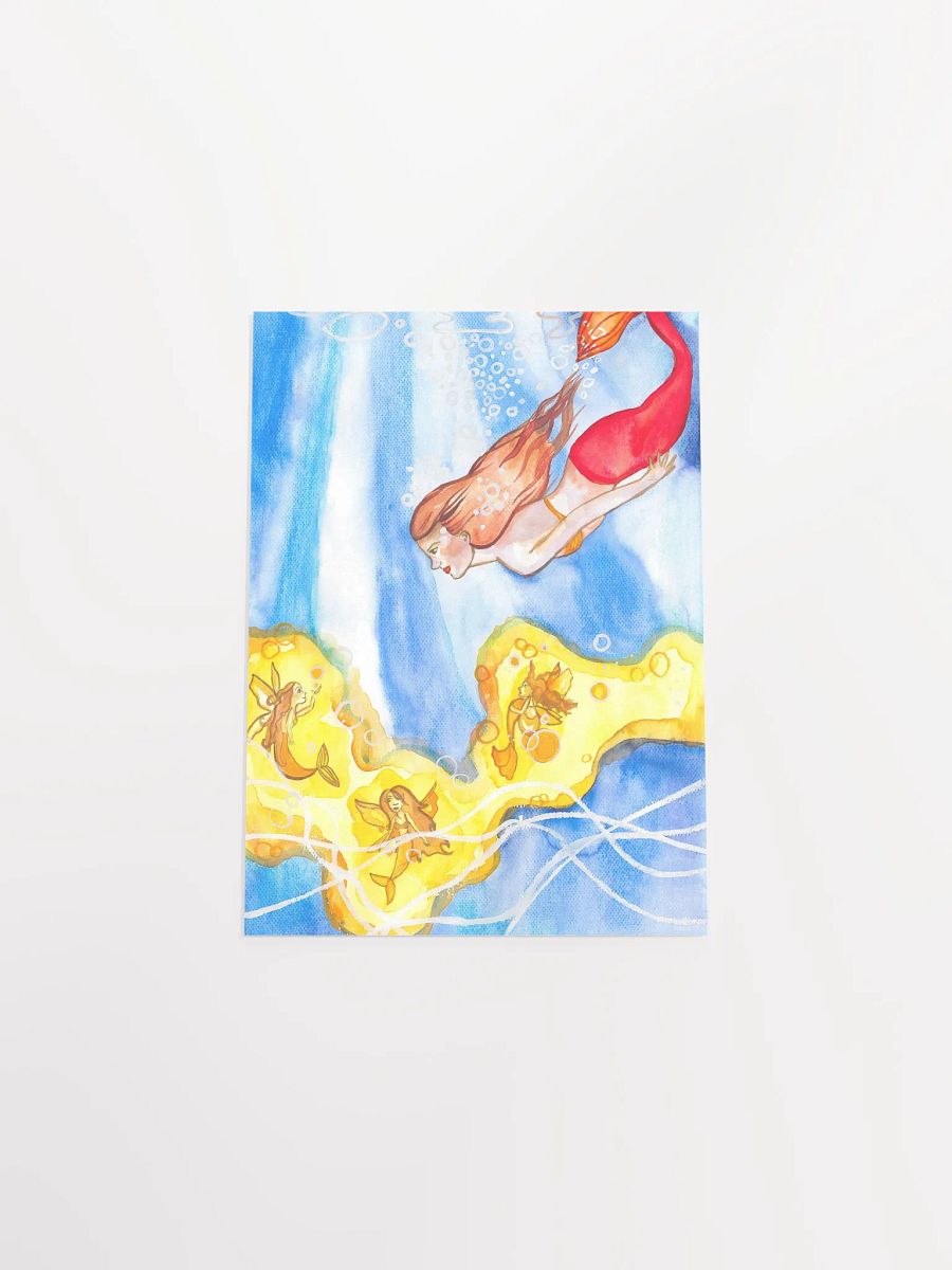 Mermaid Illumination Art Print product image (16)