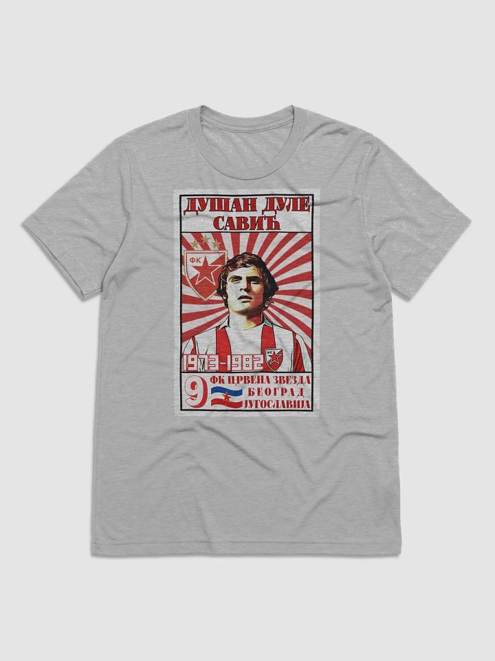 Dušan Dule Savić (FK Crvena Zvezda) Bella+Canvas Triblend Short Sleeve T-Shirt product image (1)