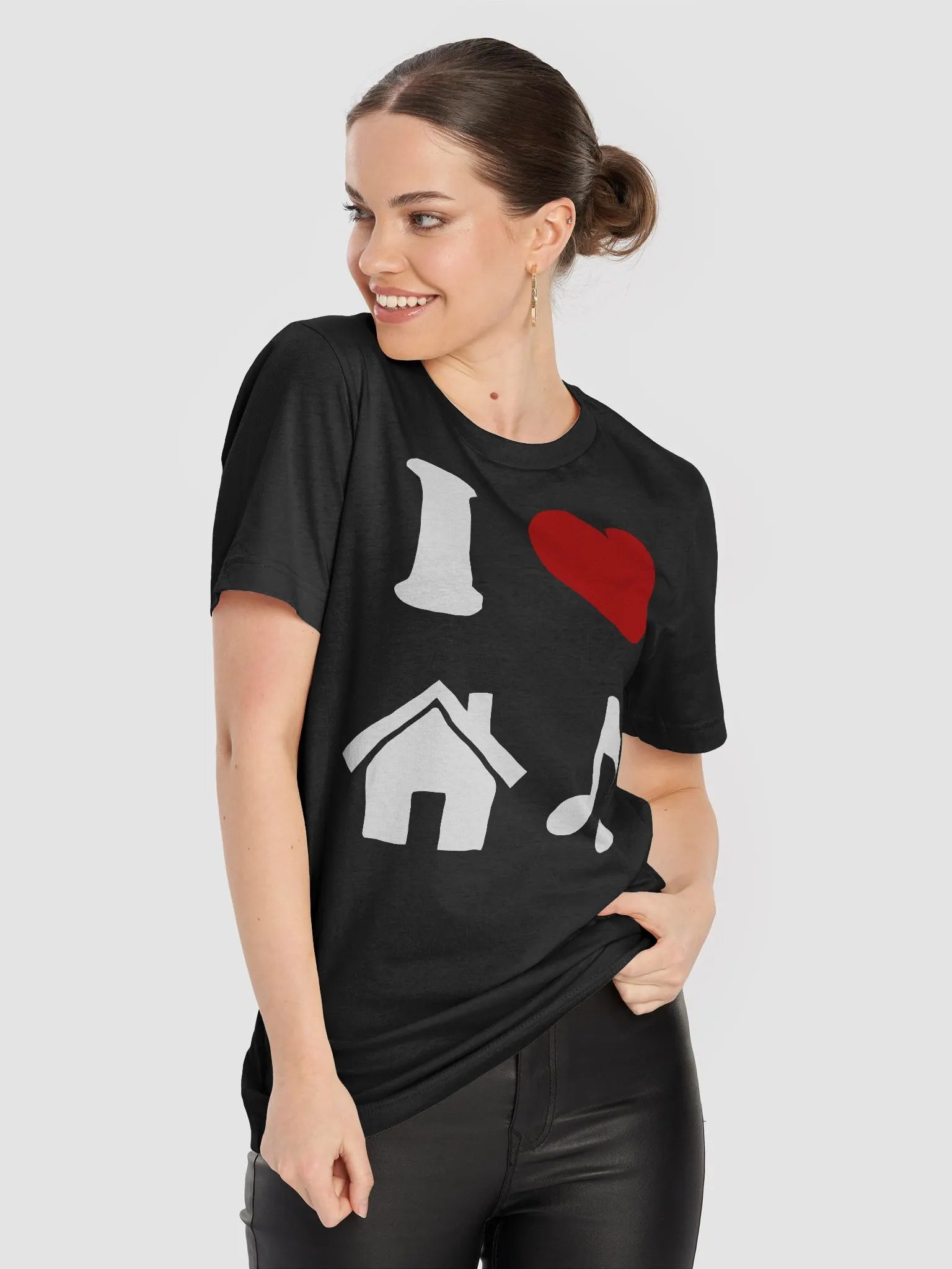 I Love House Music 2 (white red) product image (8)