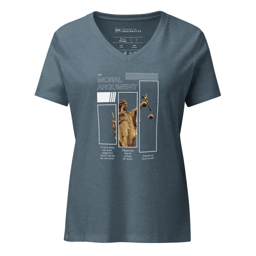 The Moral Argument V-Neck Women’s T-Shirt product image (32)