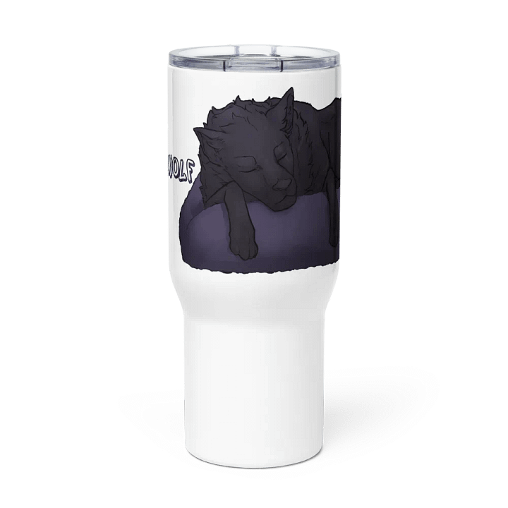 "The Slumbering Wolf" Sturdy Travel Mug product image (3)