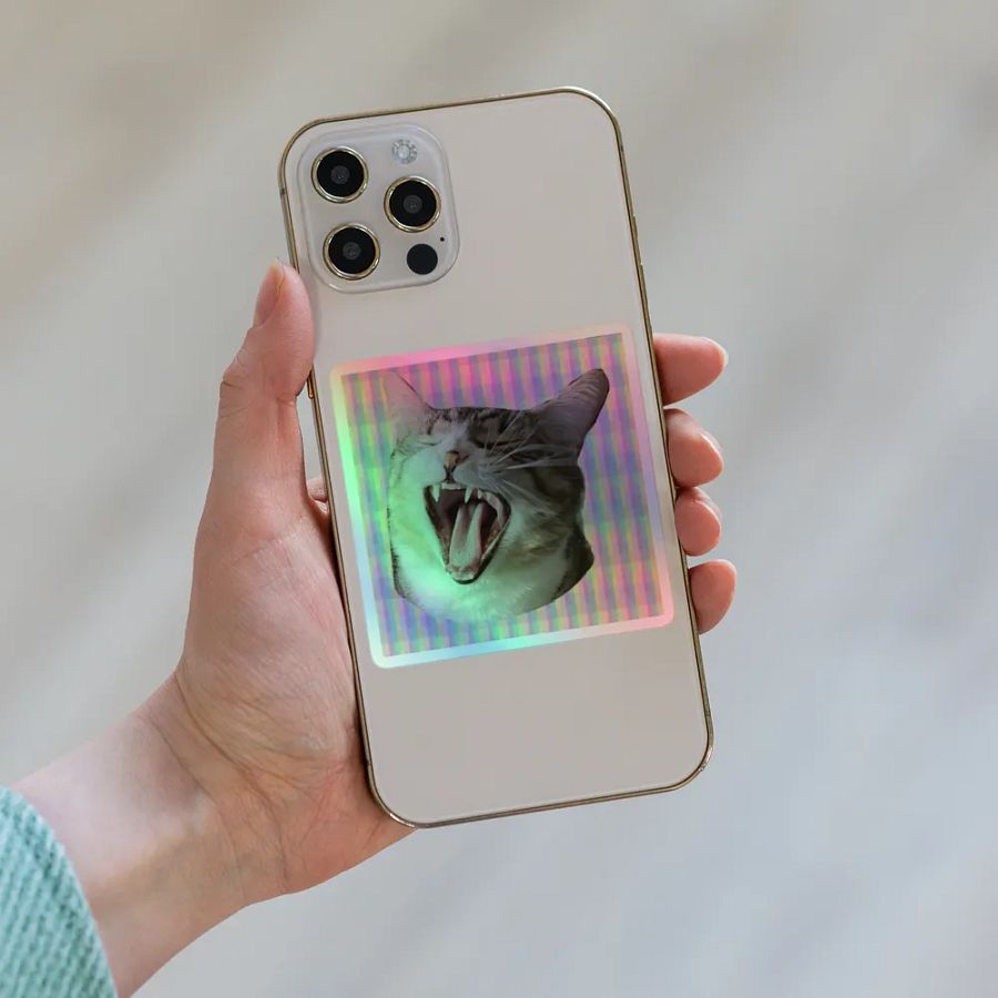 Yawning Vivy Holographic Sticker Set product image (8)