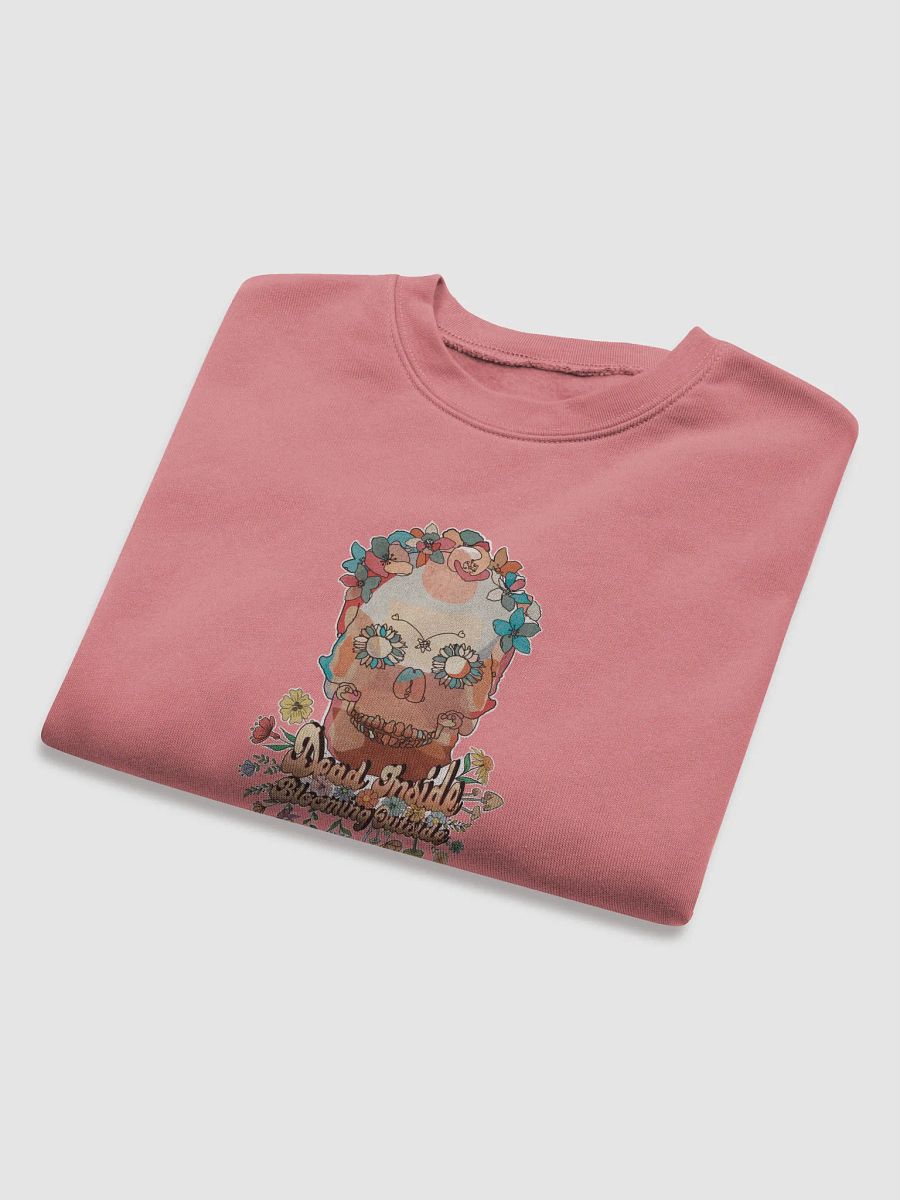 Cropped Sweatshirt all colors - Dead Inside Blooming Outside product image (6)
