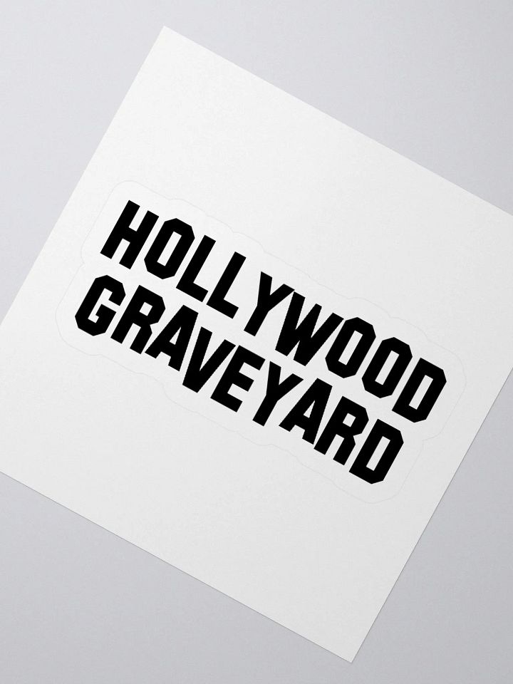 Hollywood Graveyard Sticker product image (2)