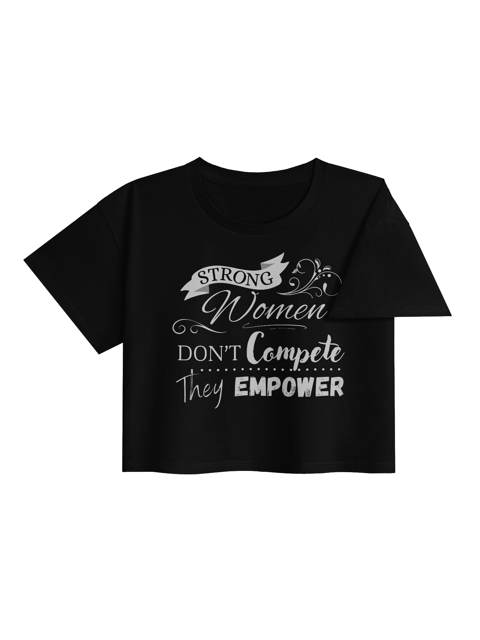 Strong Women Empower Crop Top product image (4)