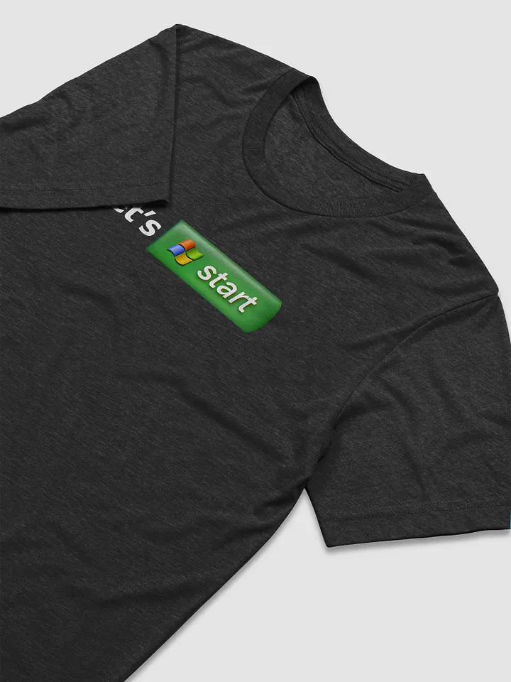 Let's Start Button T-Shirt | Multiple Colors product image (2)