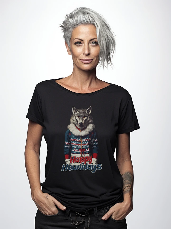 Happy Howlidays Werewolf T Shirt product image (1)