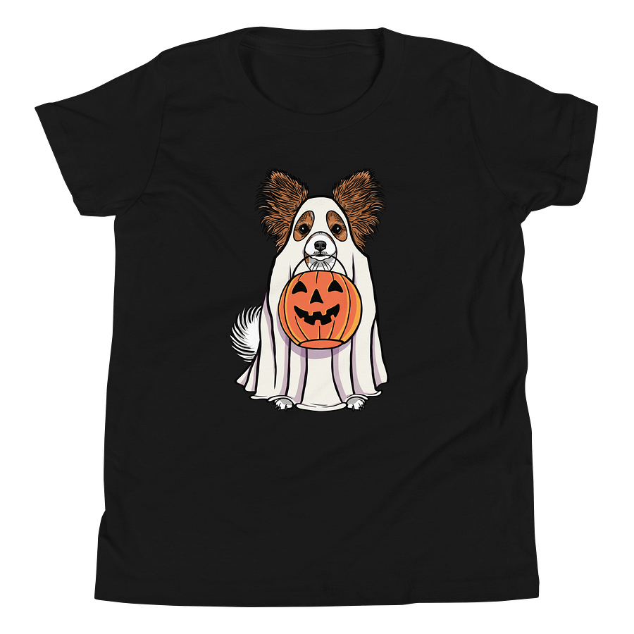 Halloween Papillon Youth T-Shirt product image (10)