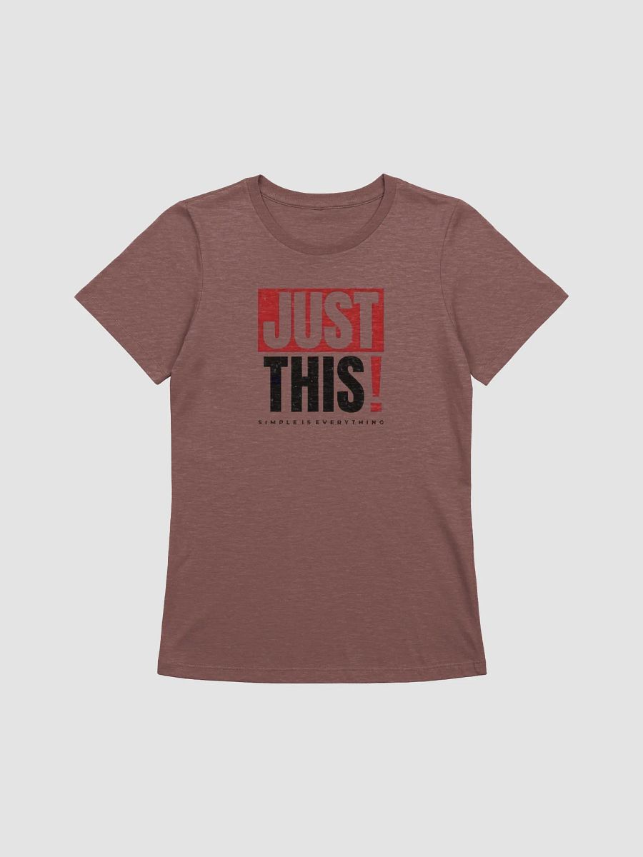 Women's Supersoft Relaxed-fit T-Shirt Just This letter product image (3)