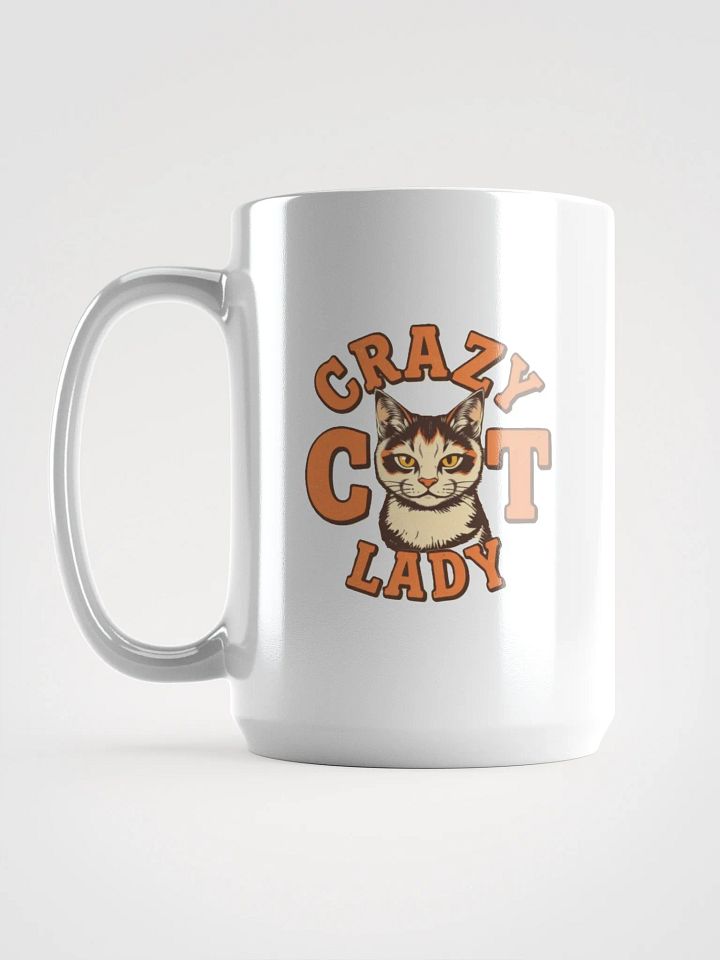 Feline Crazy Cat Lady White Glossy Mug product image (2)