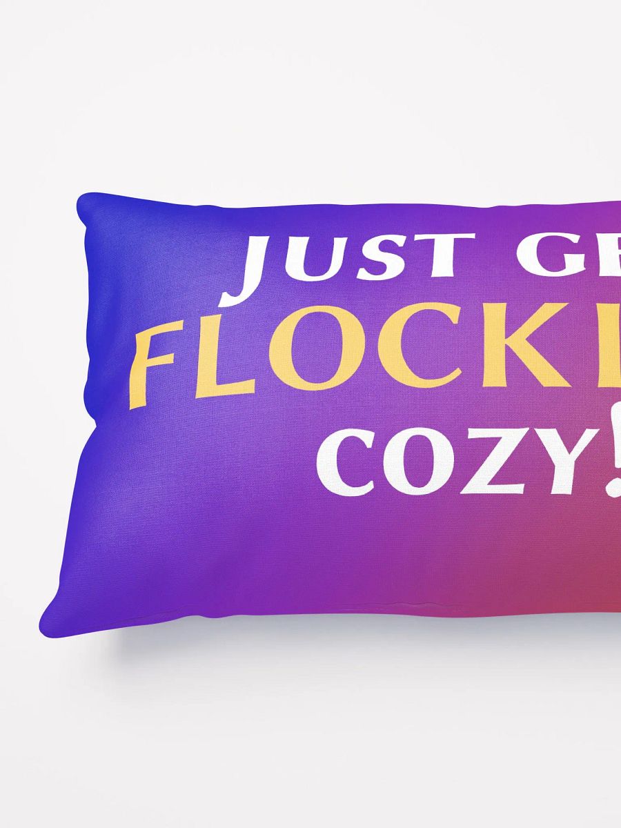 Just get cozy Flocker pillow product image (3)