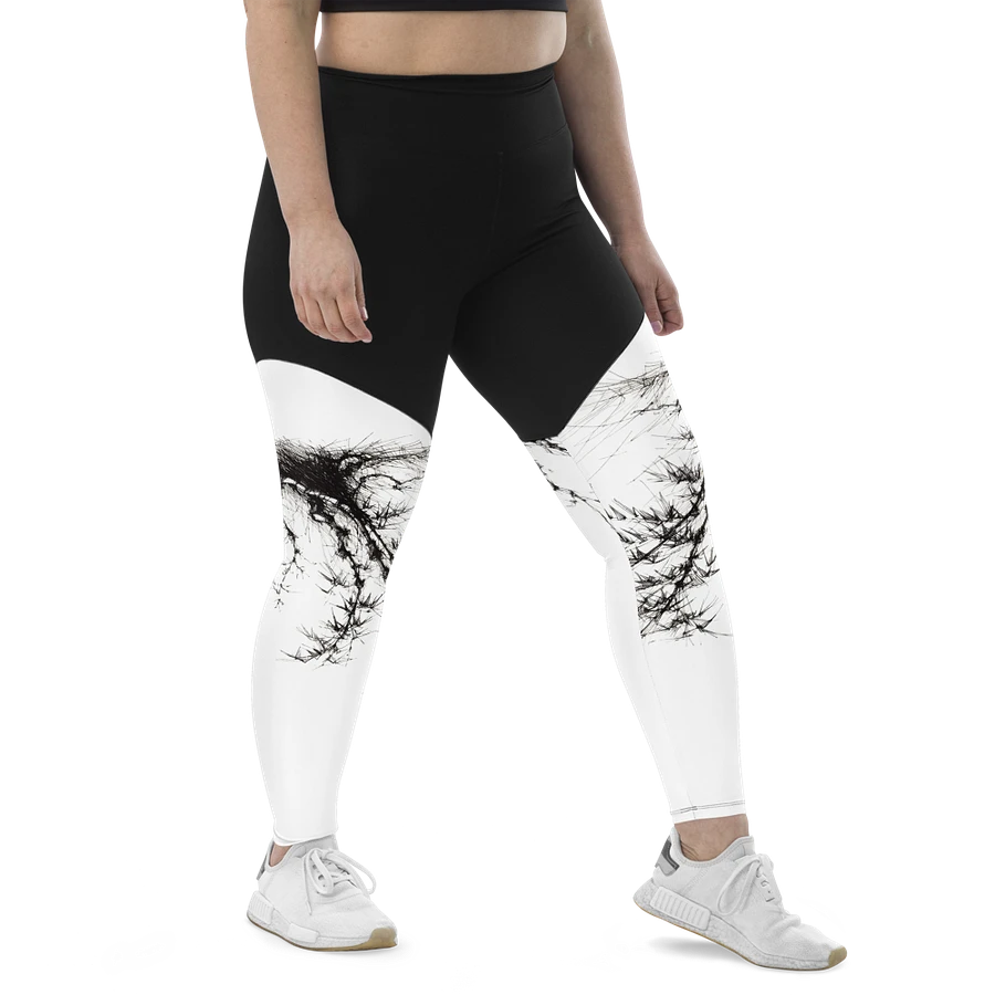 Bamboo Root All-Over Print Sports Leggings product image (39)