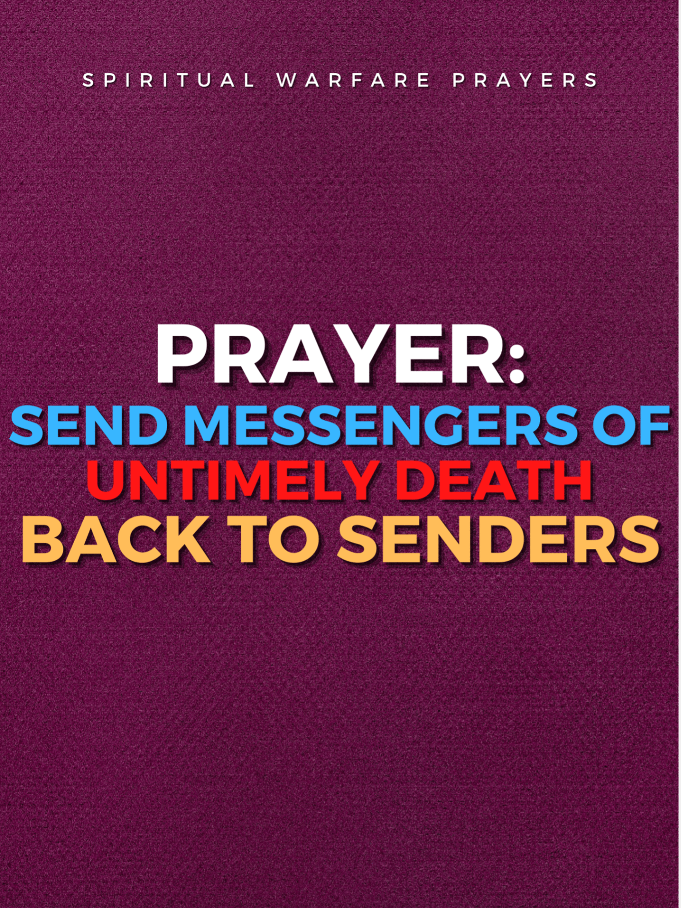 Deliverance from Satanic Messengers of Death product image (1)