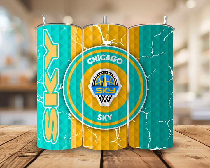 Chicago Sky Stainless Steel Tumbler - 20oz Travel Mug